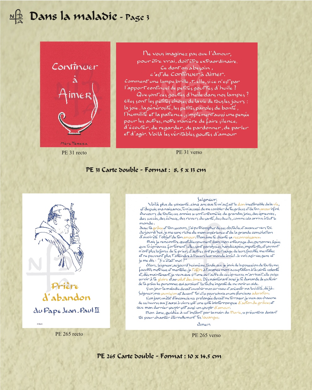 Abbaye Argentan Dans la maladie page 3